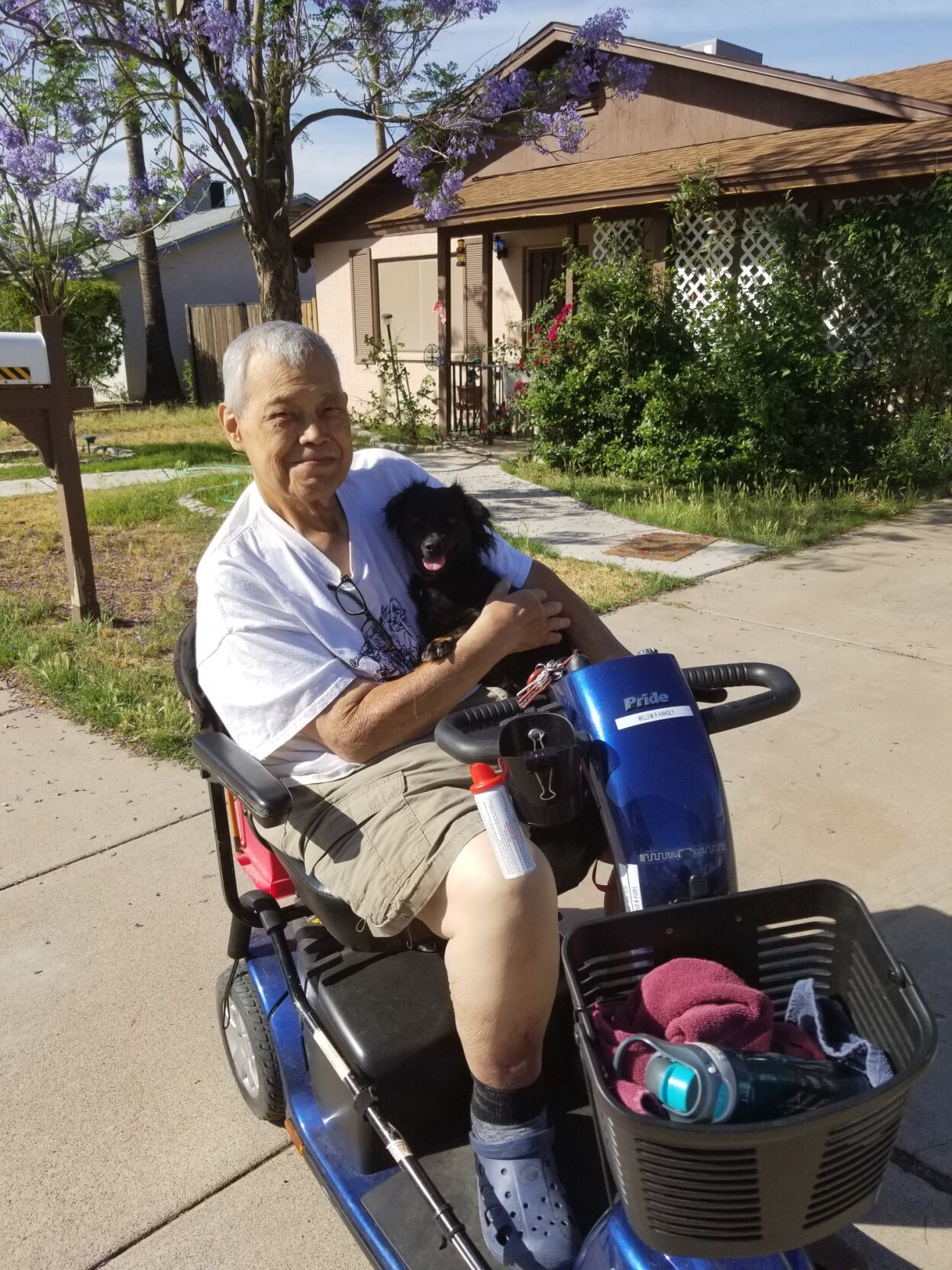 HOV_Ron Haholy in his motor scooter.jpeg